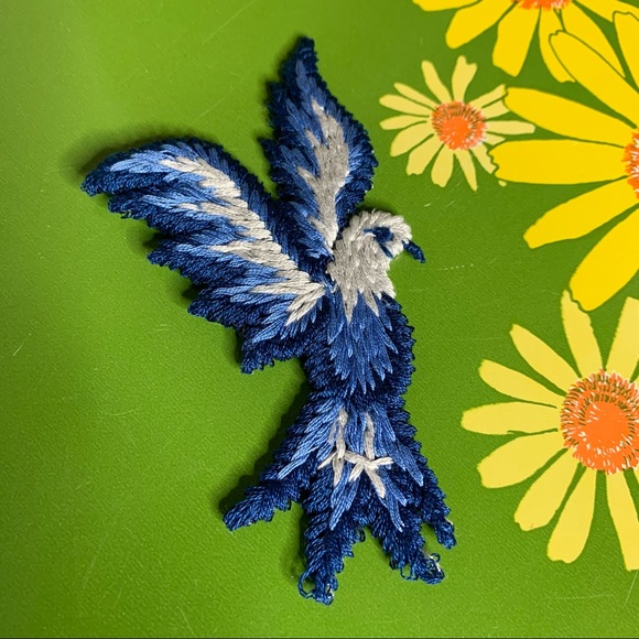 Embroidered Bird Patch